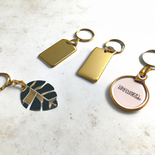 Enhance Your Style with the Elegance of Gold Leaf Keychains